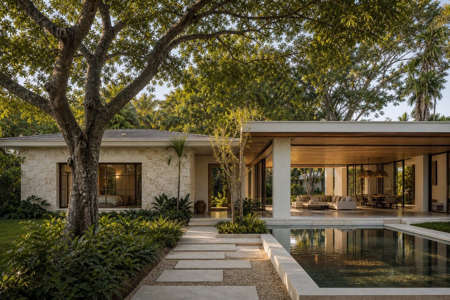 Residencia tropical renovada como referencia de una estrategia de compra, reforma y alquiler